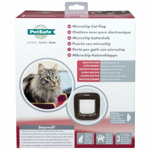 Kattedør PetSafe PPA19-16811 Brun 22 x 23,9 cm