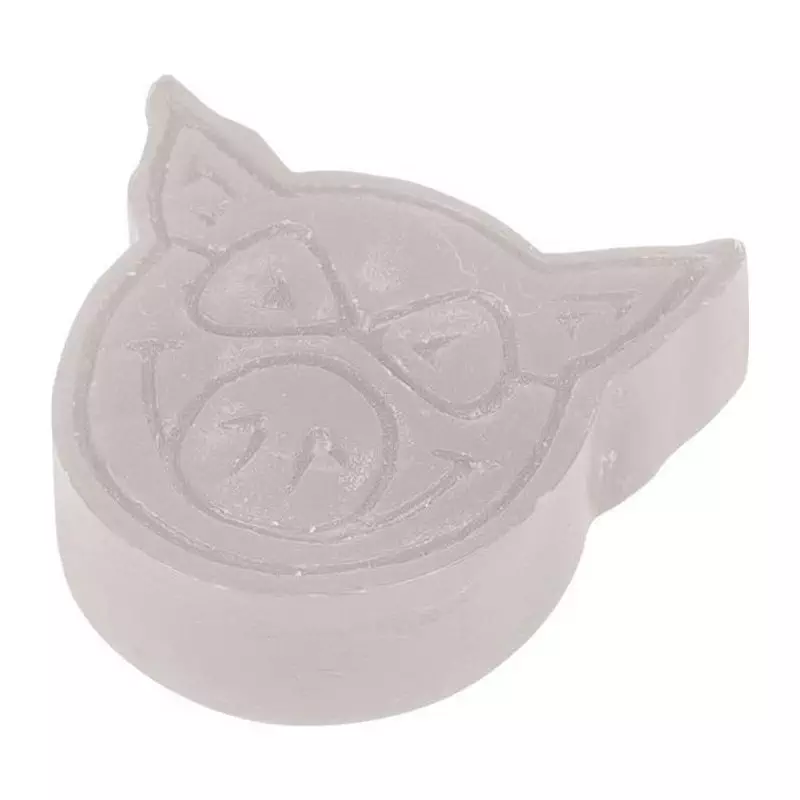 Wax Skateboard PIG Wax Head White