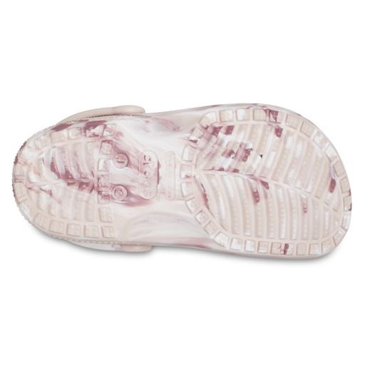 Crocs Classic Marbled K Clogs, Quartz/Multi, 32-33