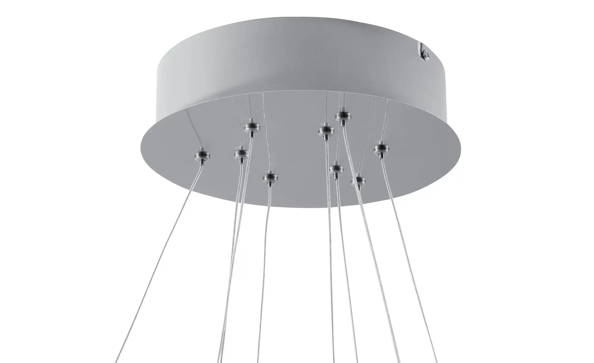 Trio LED-Pendelleuchte, Nickel-matt, `Ringe`