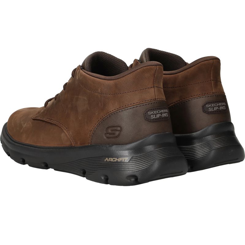 Skechers Slip-Ins Arch Fit Garza Boots Bruin Heren
