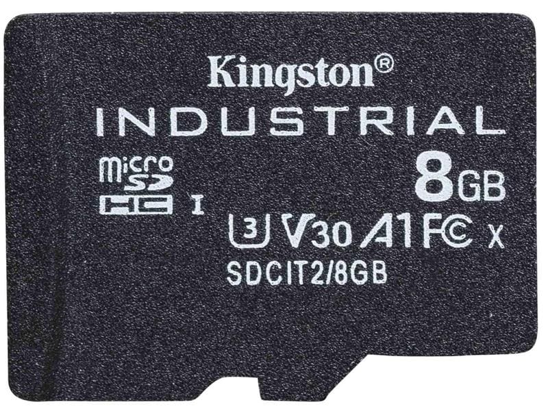 Kingston microSDHC-Karte Industrial UHS-I 8 GB Industrielle microSDHC-Speicherkarte mit 8 GB