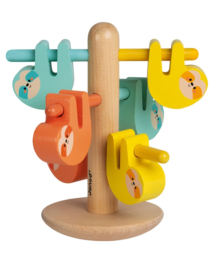 Janod-WWF® Sortierspiel FAULTIER 7-teilig aus Holz