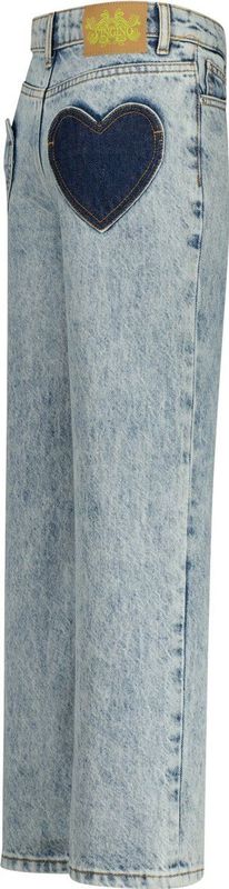 Vingino - Cato Heart - Jeans - Lichte Bleach - Meisjes