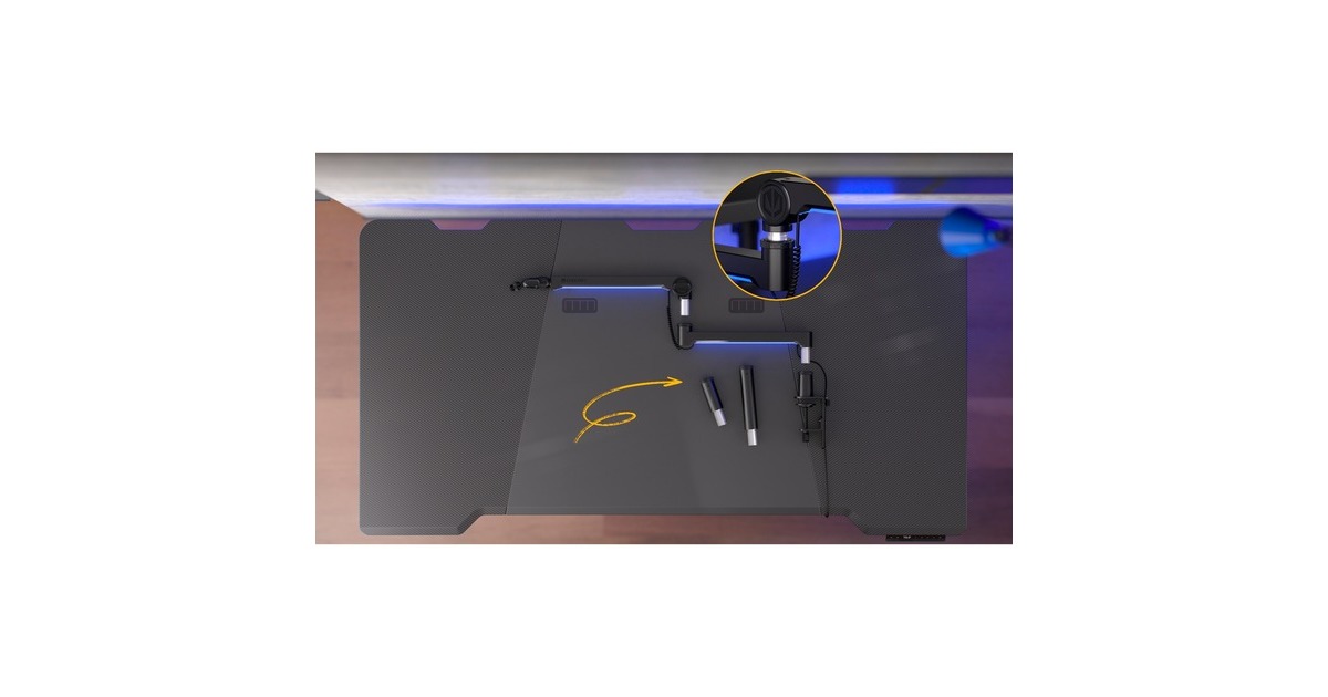 ENDORFYBroadcast Low Profile RGB Boom Arm houder  (Zwart)