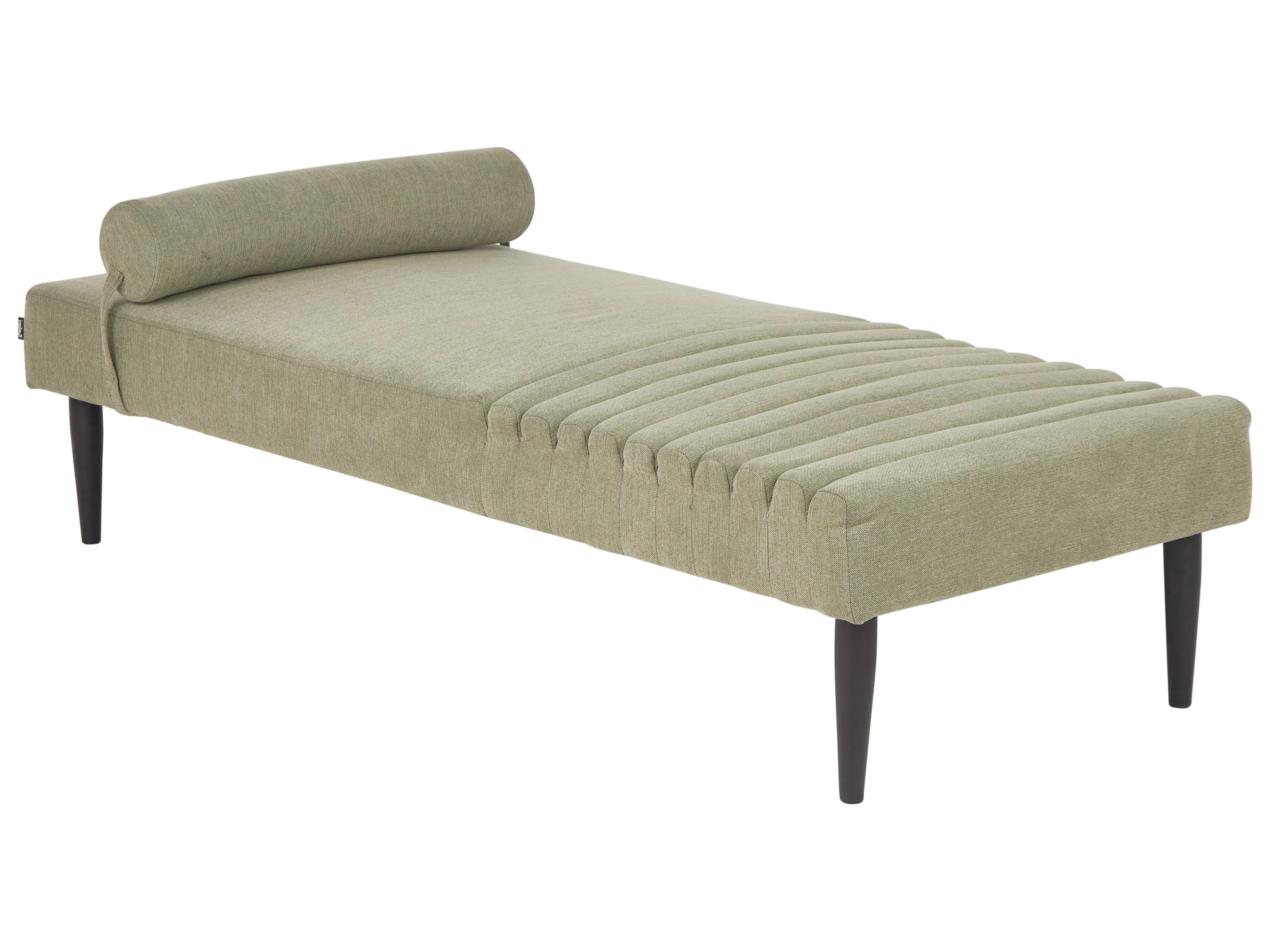 Chaise longue MAURIAC Stof Groen