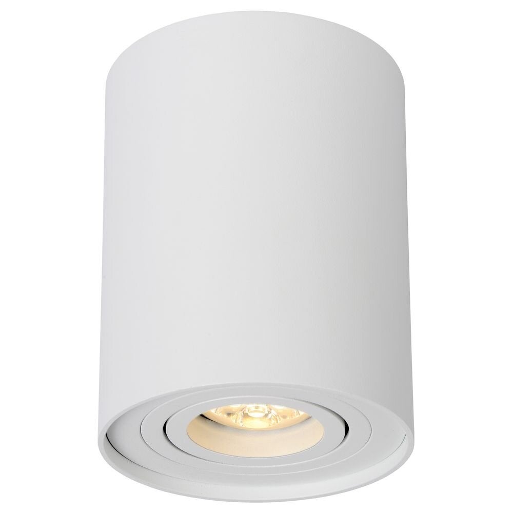 Enkelvoudige plafondinbouwspot Tube in wit, rond, GU10
