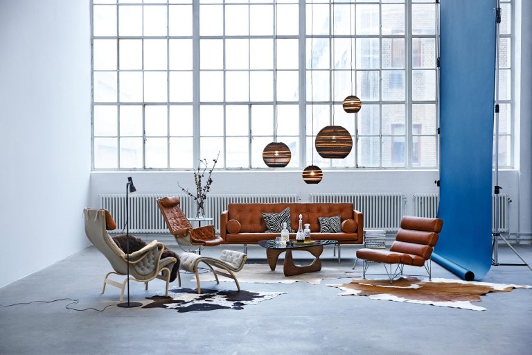 Graypants Scraplights Moon 14 hanglamp Ø36 naturel