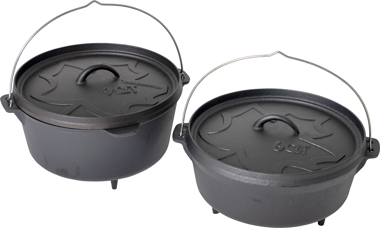 Bo-Camp Urban Outdoor Gusseisener Feuertopf 31 x 14,5 cm 5 Liter
