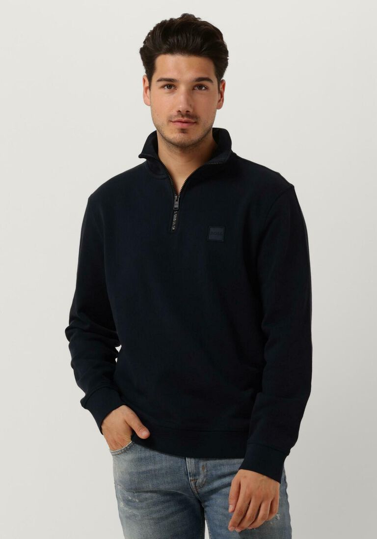 BOSS donkerblauwe boss sweater zetrust