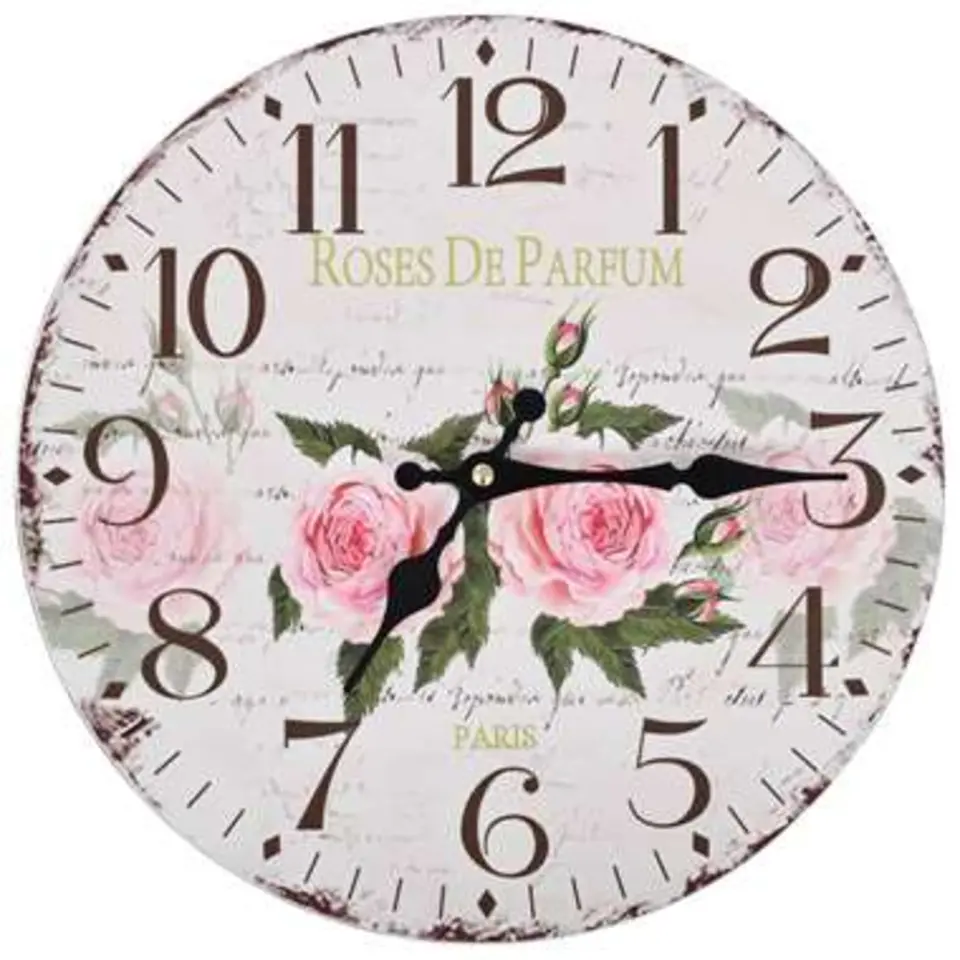vidaXL - Wandklok - Multikleur - MDF - 30 cm