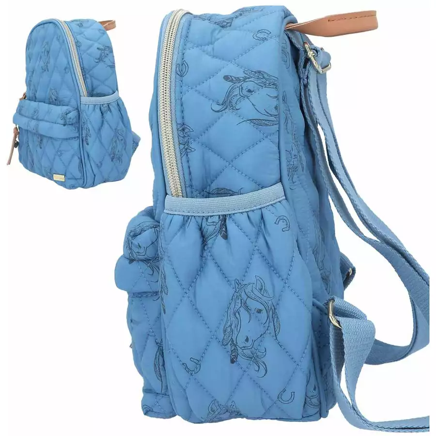 Depesche Rucksack Blue Quilt Miss Melody blau