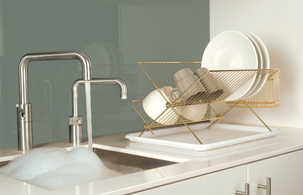 Dish rack Classic gold plated