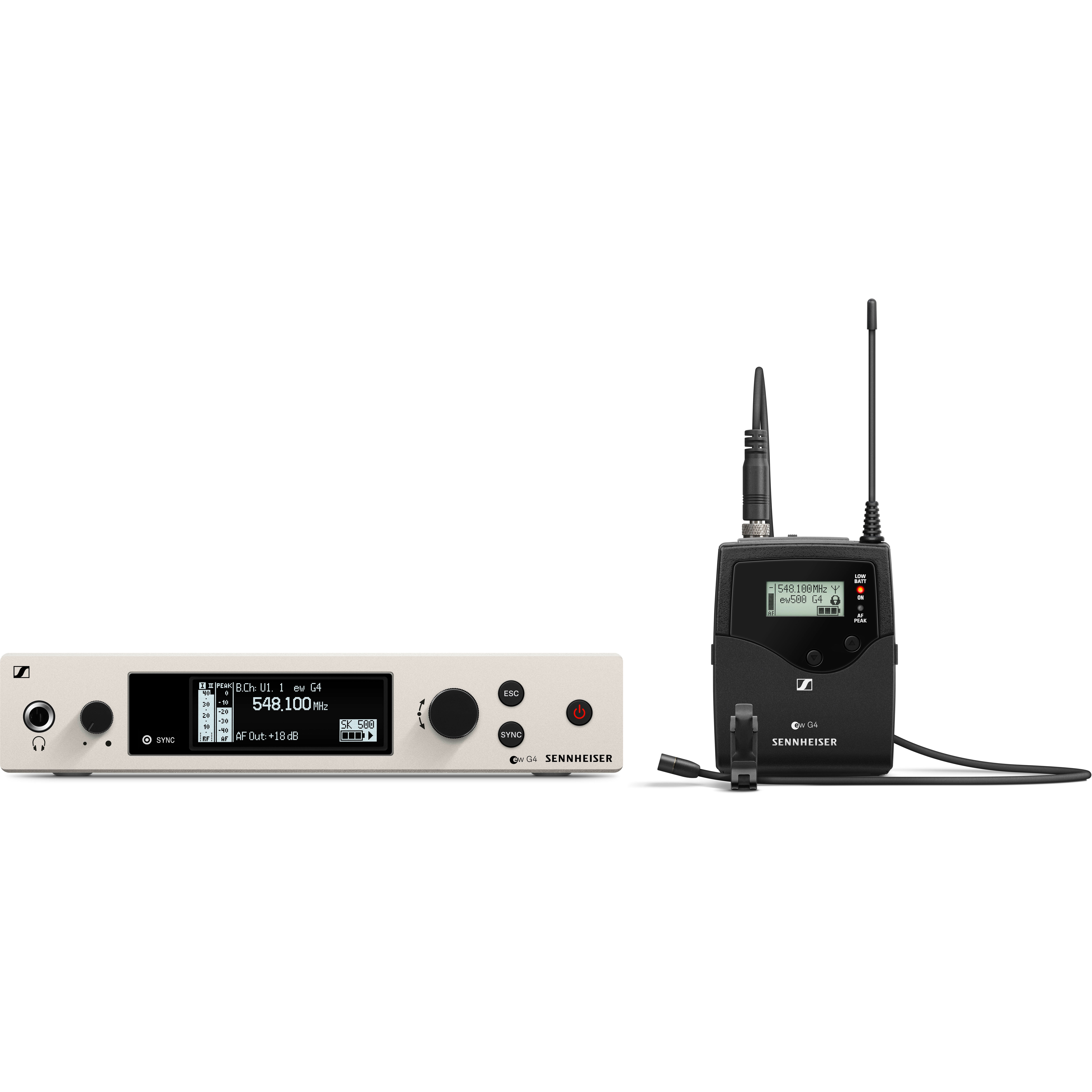 Sennheiser ew 500 G4-MKE2-BW draadloze dasspeld (626-698 MHz)