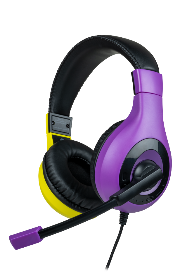 BigBen Interactive Stereo Gaming Headset V1 - Purple + Yellow (Switch)