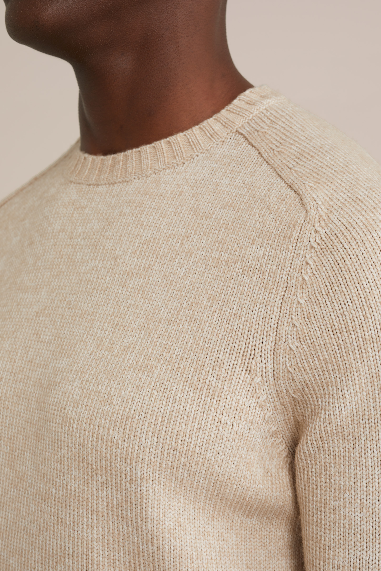 wolmix trui Fundamentals Beige