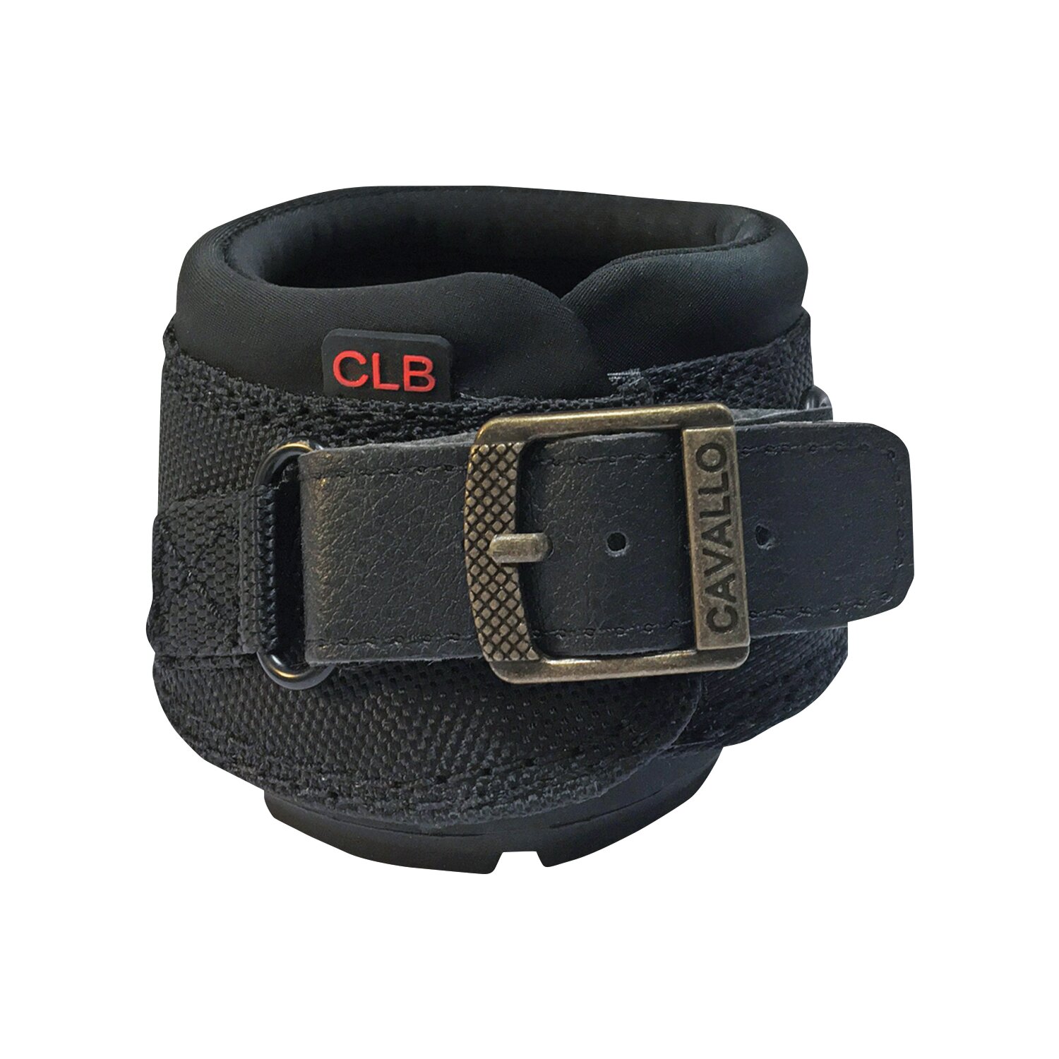 Cavallo Horse and Rider Schnalle  - schwarz - CLB/ simple