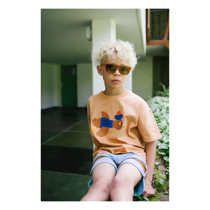 Daily Brat T-Shirt Oiseau | Camel