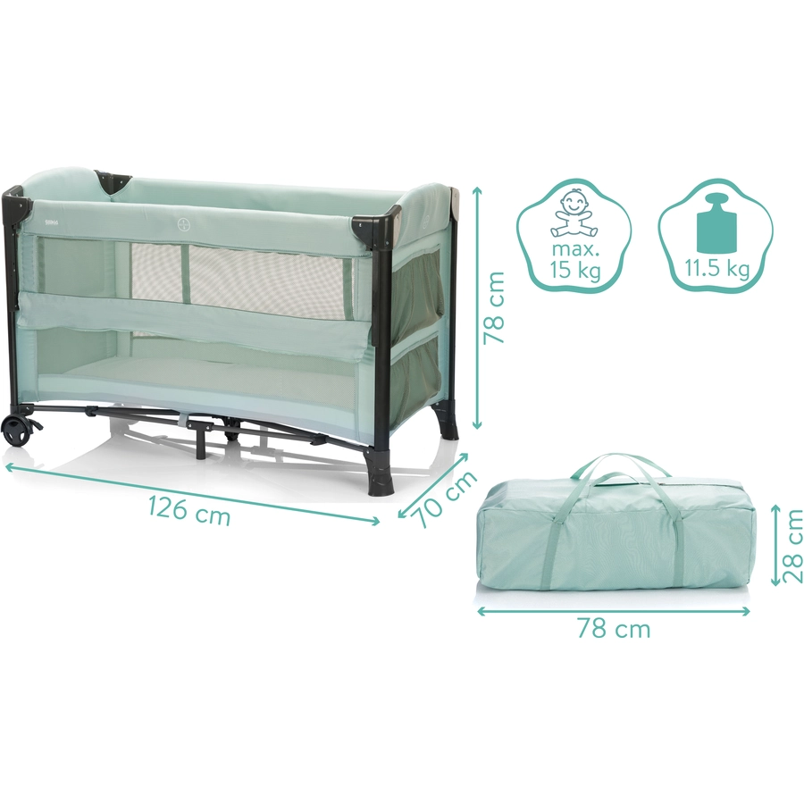 fillikid Reisebett Zürich Mint