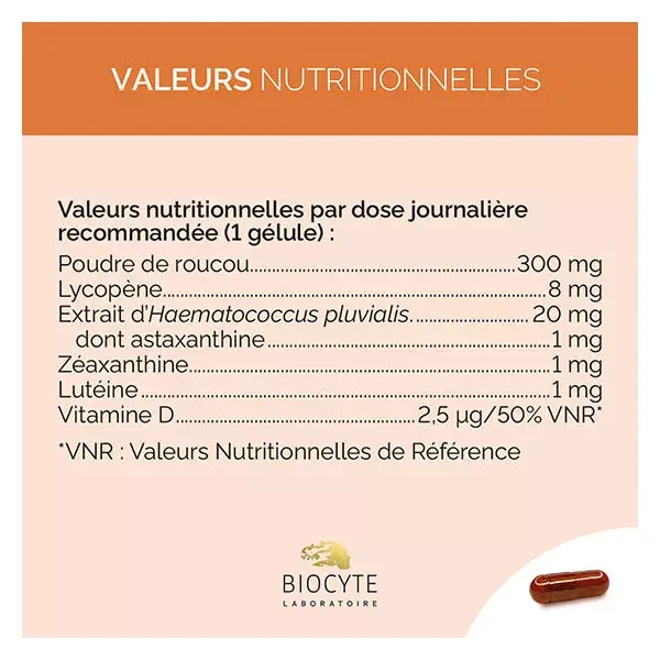 Biocyte Terracotta Solaire Autobronzeador Bronzeado Intensificado Sem Sol 30 cápsulas