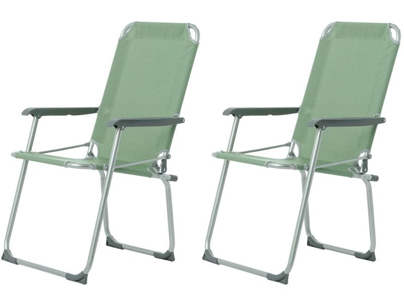 KOOR Campingstuhl Comodo Vert, 2 Stück Kompakte und leichte Outdoor-Stühle