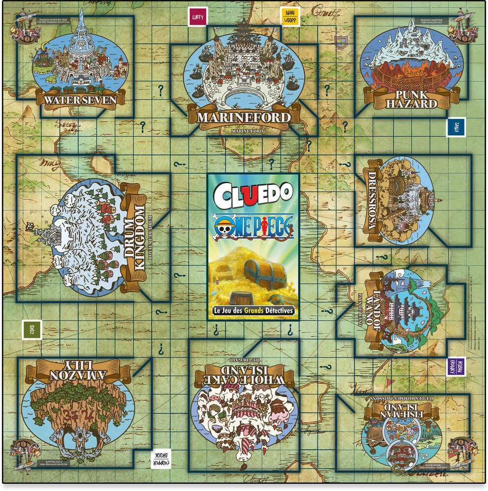 ONE PIECE CLUEDO