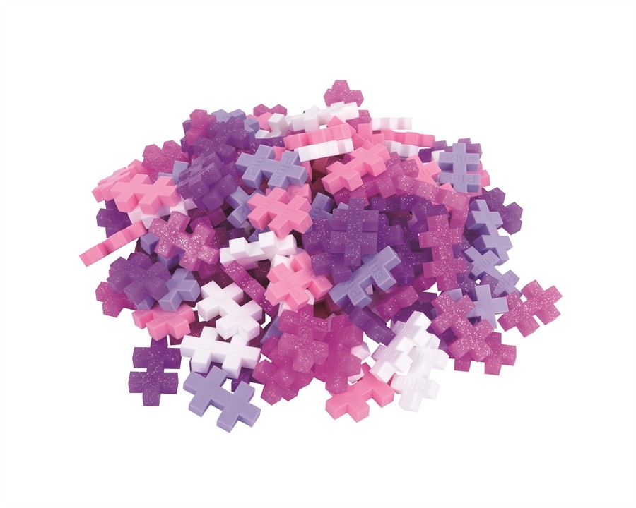 Plus Plus - Tube med 100 brikker - Glitter Mix (4244)