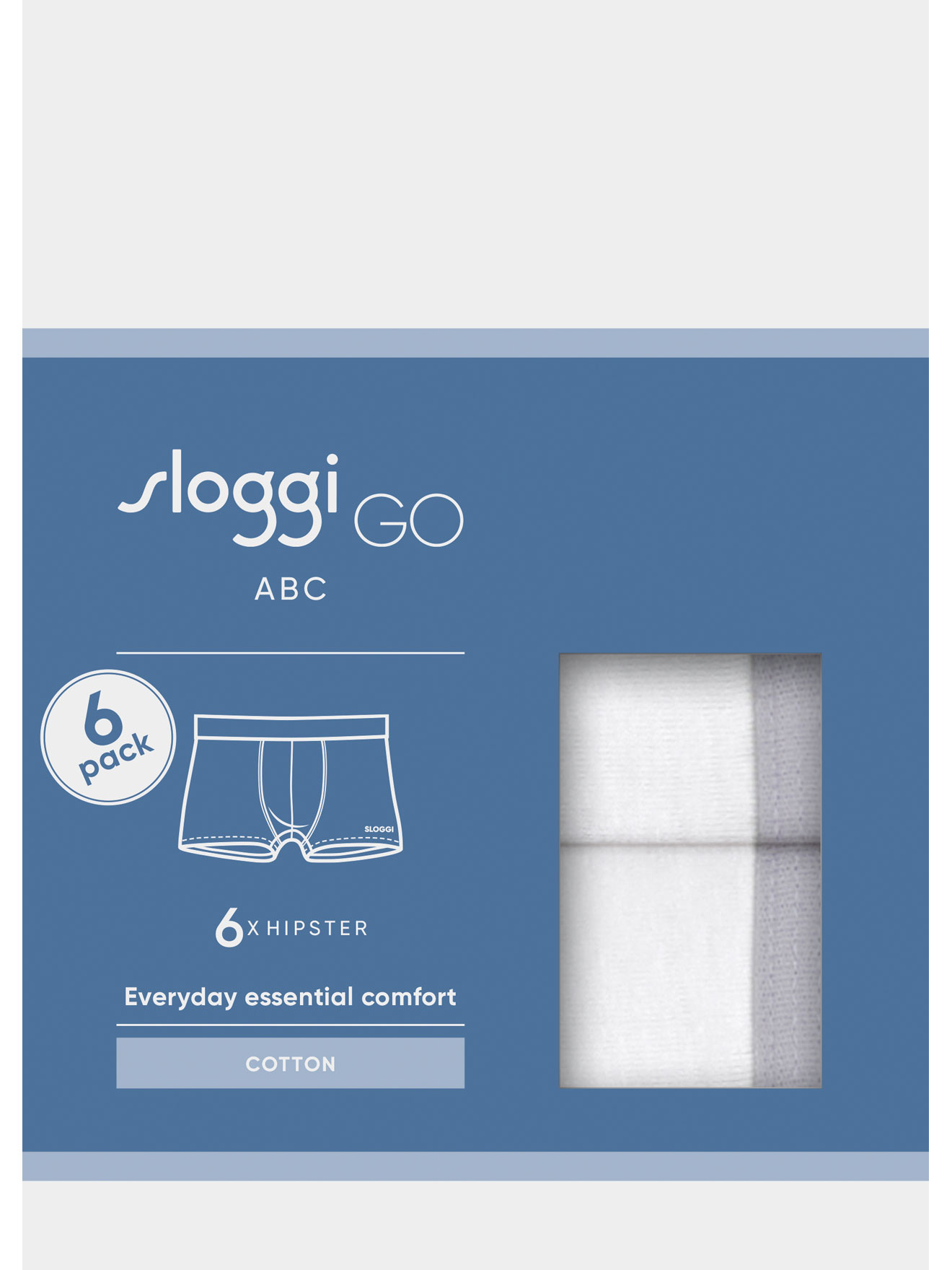 Lot de 6 boxers GO ABC 2.0