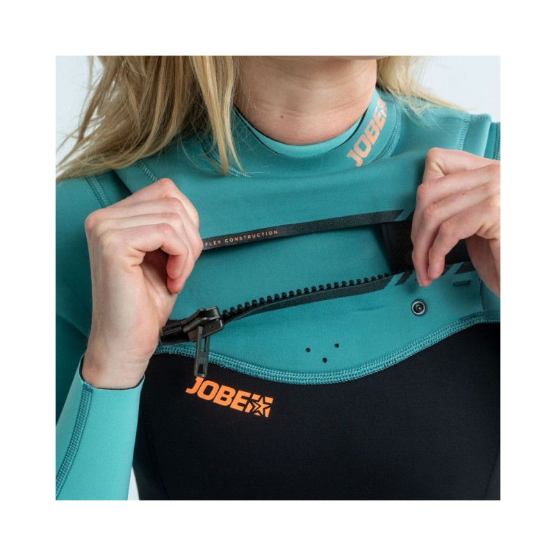COMBINAISON FEMME JOBE SOFIA 3/2 FRONTZIP TEAL