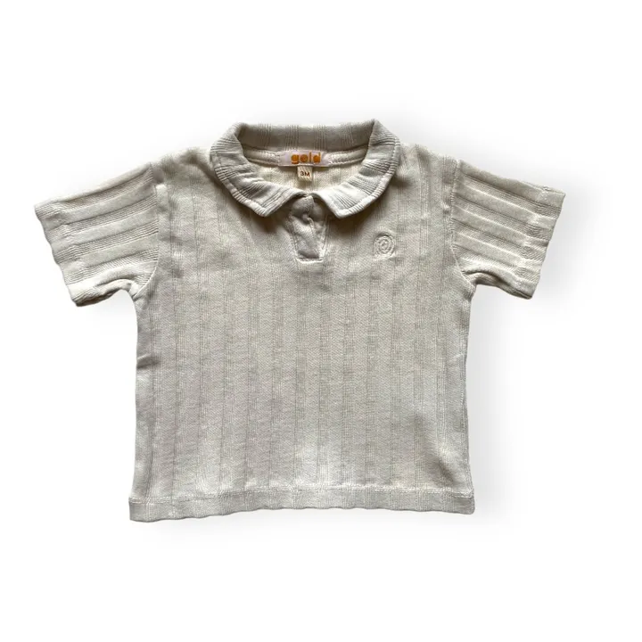 GOLD, Olalala Polo Polly Coton Bio | Gris clair