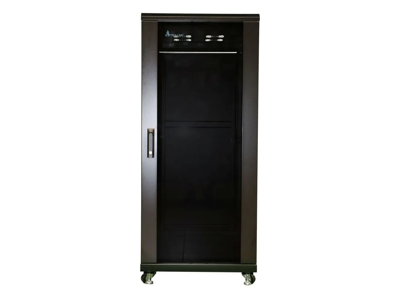 Extralink - Rack kabinet - 600x1000 mm - gulvstående - sort - 27U - 19