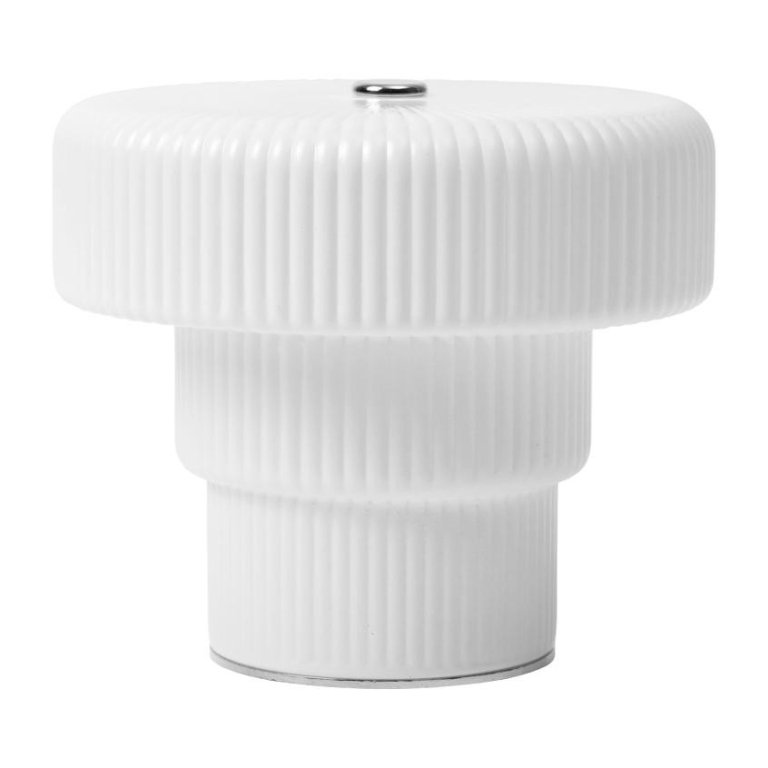 Ferm Living Ripple Portable tafellamp H10 White