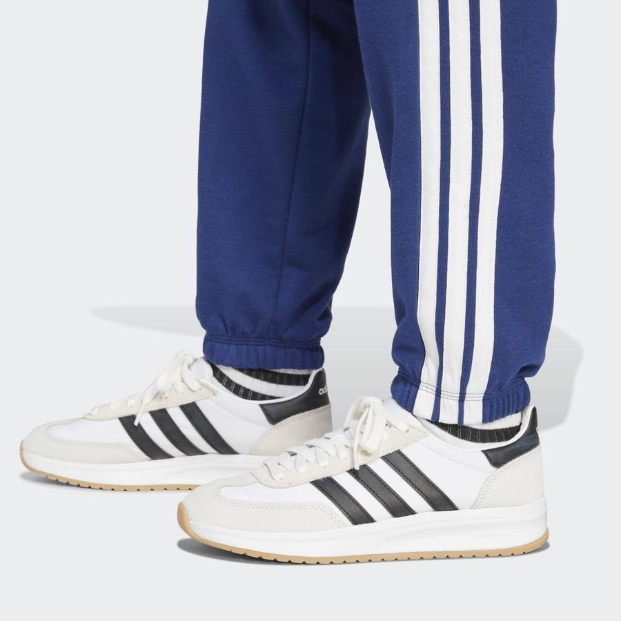 Adidas Pantalon à revers French terry 3 bandes Essentials