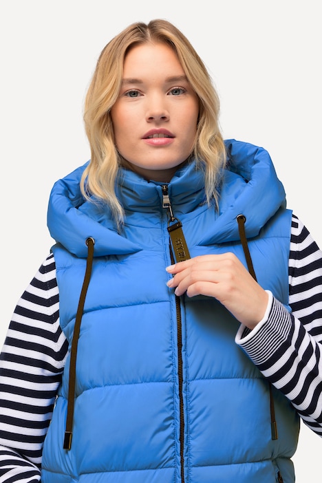 HYPRAR Long-Steppweste, 2-Wege-Zipper, wasserabweisend