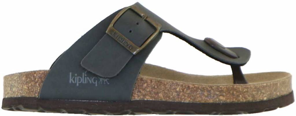 Kipling Teenslippers Donkergrijs