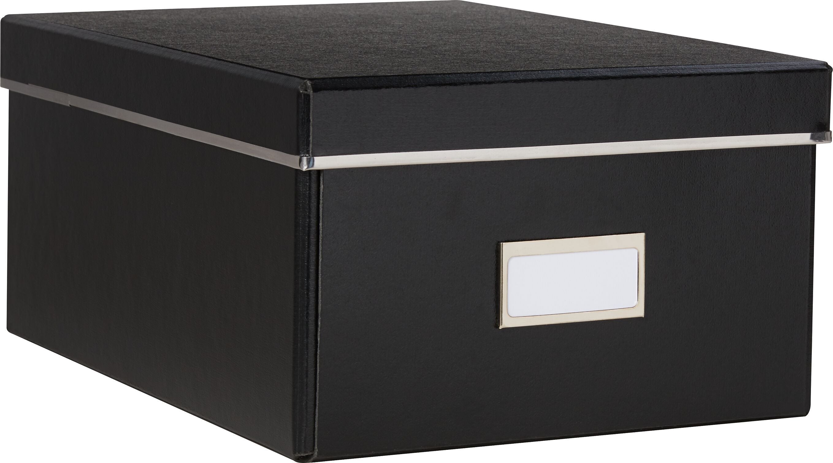 KURT Aufbewahrungsbox - Schwarz / B: 22.5 cm x T: 32.0 cm x H: 14.0 cm