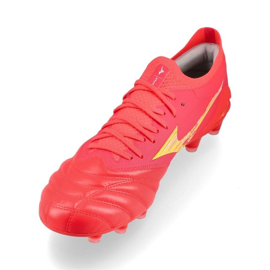 Mizuno Morelia Neo IV Beta Made in Japan FG/AG Release -/Bolt/Rouge