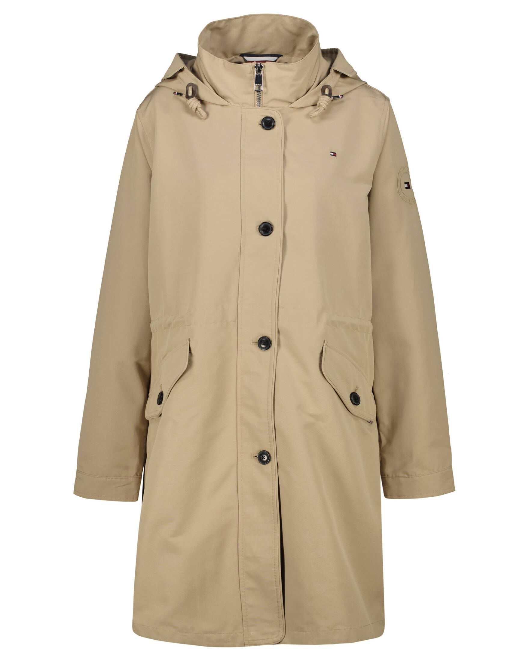 Tommy Hilfiger| Damen Trenchcoat CRV COTTON BLEND PARKA