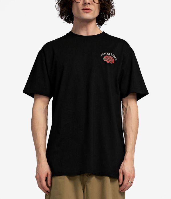 Santa Cruz Dressen Roses Solo T-Shirt (black)