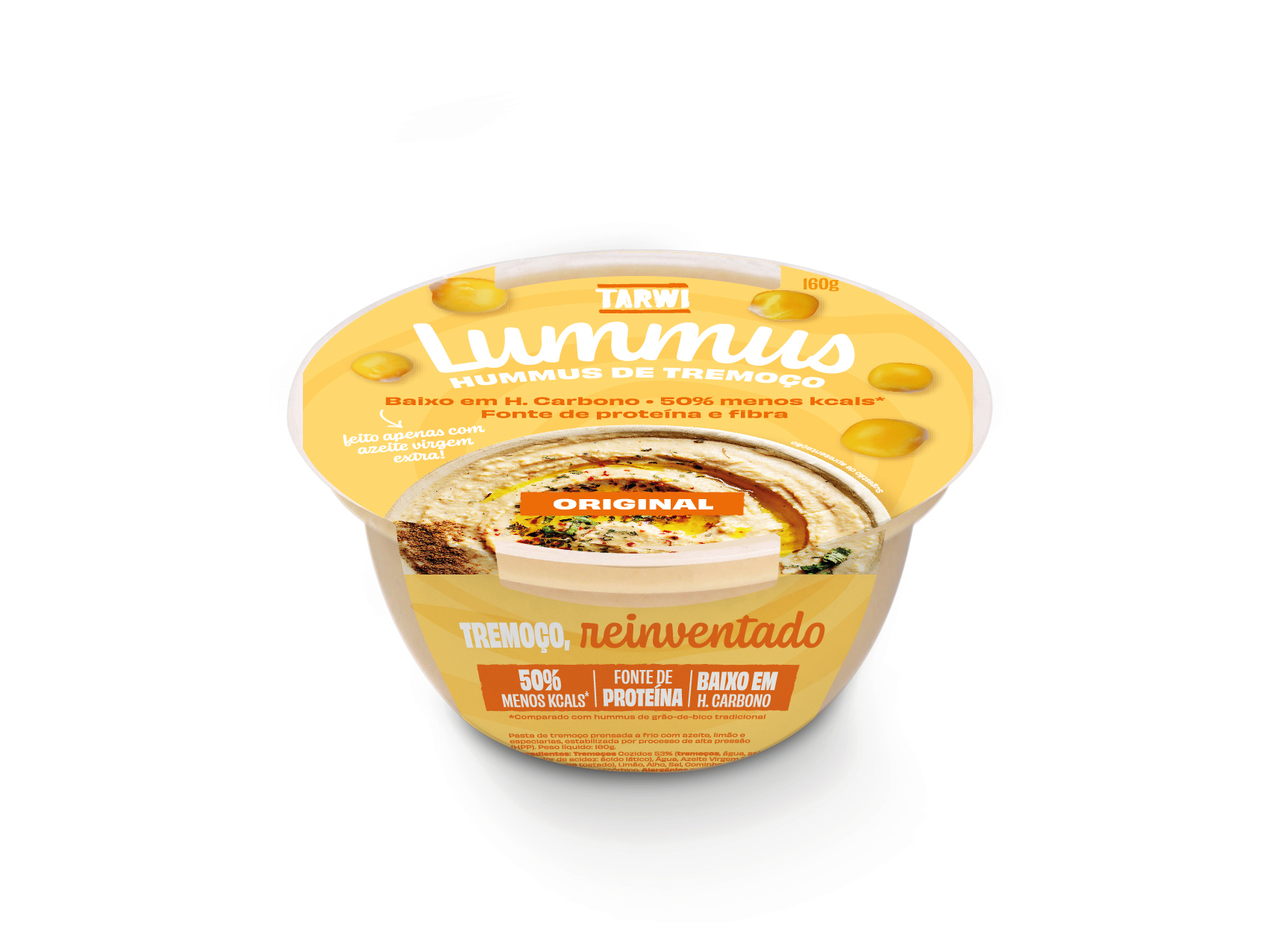 HUMMUS DE TREMOÇO TARWI ORIGINAL 160 G