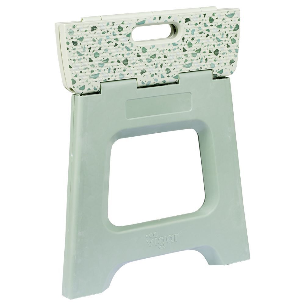 Marche pied blanc H.32 cm