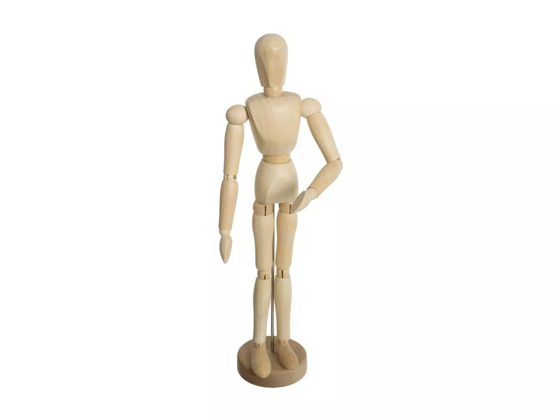 Mannequin Déco en Bois 