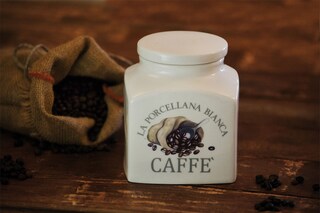 LA PORCELLANA BIANCA Vorratsdose CONSERVA Caffé 1,1 Liter Porzellan weiß