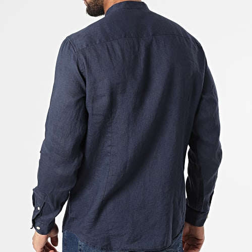 Chemise A Manches Longues 7632 Bleu Marine