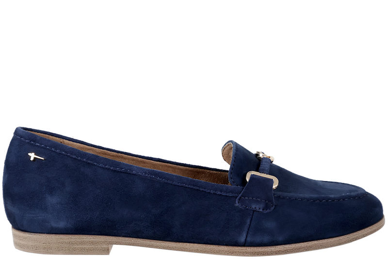 TAMARIS LOAFERS I MØRKEBLÅT RUSKIND