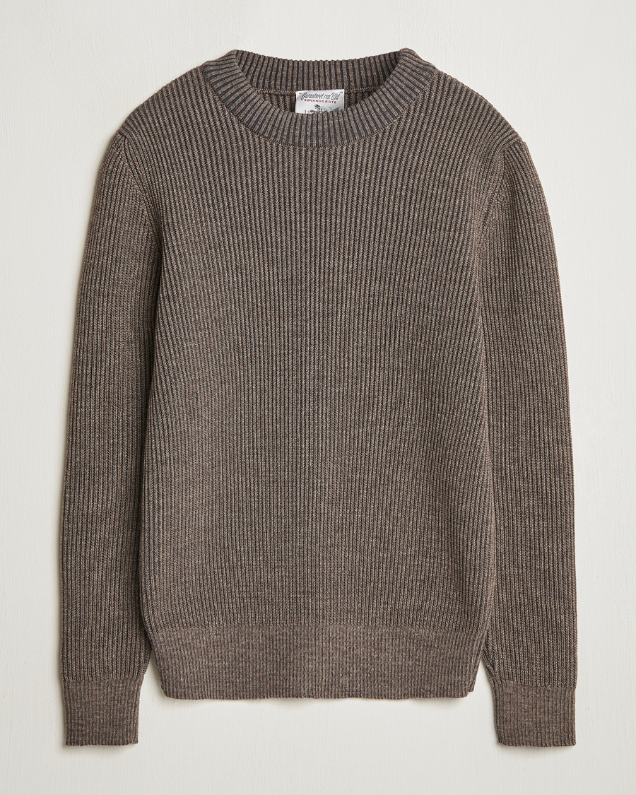 S.N.S. Herning Fender Wool Crew Neck Terra Brown