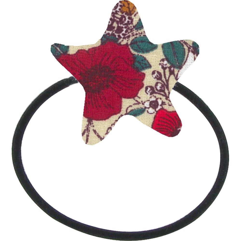 Elastique Cheveux Étoile Coquelicot