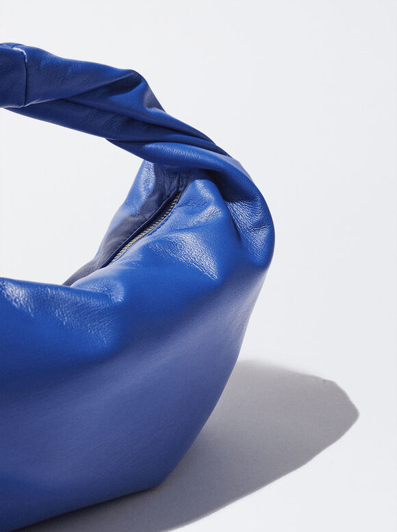 Mini Bolsa Franzida - Azul