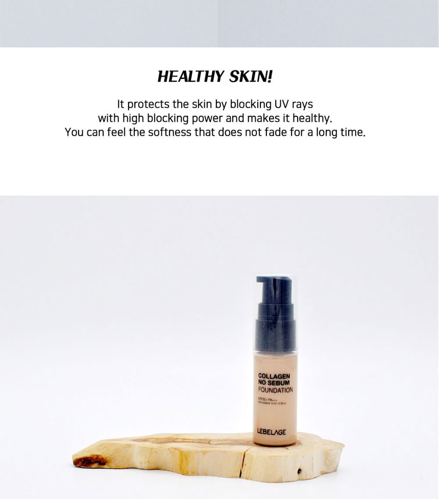 LEBELAGE - Collagen No Sebum Foundation Mini - 3 kleuren