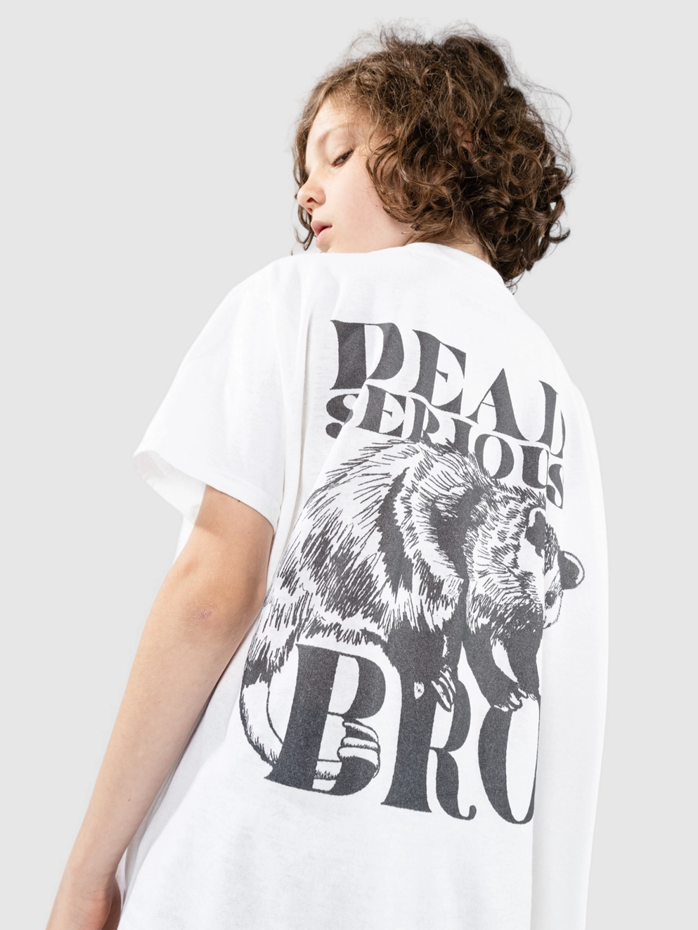 Dravus Dead Serious Kids T-Shirt white